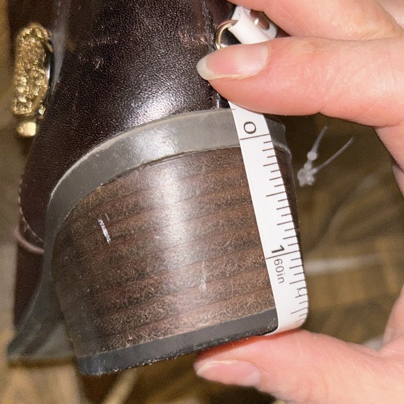 Brown knee high leather Vince Camuto boots - Picture 11 of 11